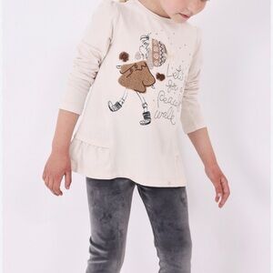 2 piece Mayoral set “Let’s go for a peaceful walk” size 6